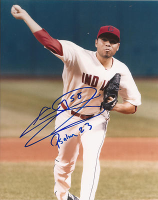 JEANMAR GOMEZ CLEVELAND INDIANS SIGNED AUTOGRAPHED 8X10 PHOTO W/COA