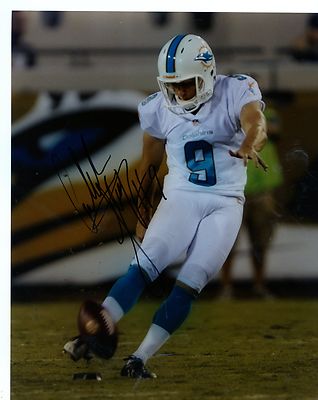 CALEB  STURGIS   MIAMI  DOLPHINS    SIGNED  AUTOGRAPHED   8X10   IN PERSON 