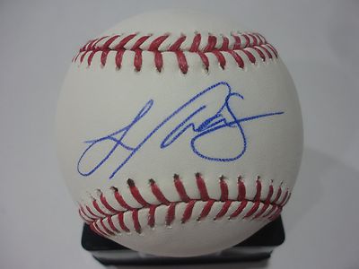 LOGAN WATKINS CHICAGO CUBS SIGNED AUTOGRAPHED M.L. BASEBALL W/COA