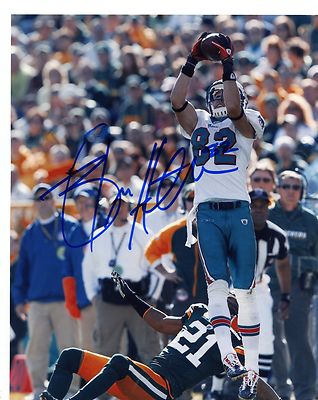 BRIAN HARTLINE MIAMI DOLPHINS   SIGNED 8X10 PHOTO