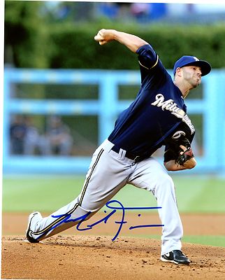 MIKE FIERS      MILWAUKEE  BREWERS SIGNED  AUTOGRAPHED  8X10  PHOTO