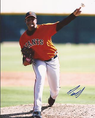 ADELBERTO MEJIA SAN FRANCISCO GIANTS SIGNED AUTOGRAPHED 8X10 PHOTO W/COA