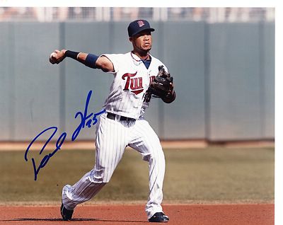 PEDRO  FLORIMON   THROWING   MINNESOTA  TWINS  SIGNED AUTOGRAPHED 8X10   PHOTO  