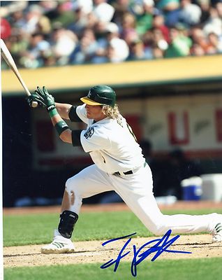 TRAVIS  BUCK  OAKLAND A'S   ACTION   SIGNED AUTOGRAPHED 8X10 PHOTO