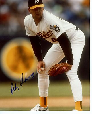 ANDY  HAWKINS   OAKLAND  A'S  SIGNED AUTOGRAPHED  8X10  PHOTO