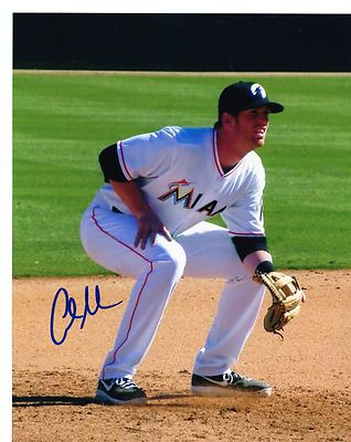 COLIN  MORAN  MIAMI  MARLINS    SIGNED  AUTOGRAPHED 8X10  PHOTO