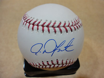 JUSTIN DEFRATIS PHILLIES  AUTOGRAPH MAJOR LEAGUE BASEBALL W/COA