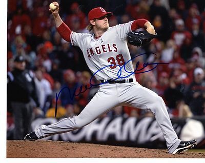 MARK  LOWE   ANAHEIM  ANGELS  SIGNED  AUTOGRAPHED 8X10 PHOTO  HORIZONTAL 