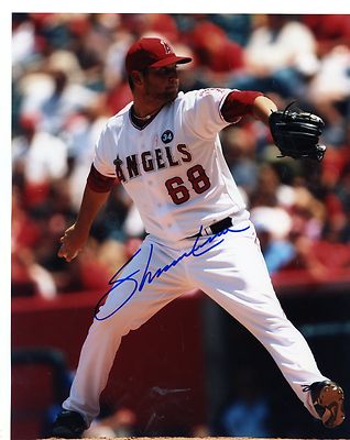 SHANE  LOUX    ANAHEIM  ANGELS     SIGNED  AUTOGRAPHED   8X10 PHOTO  