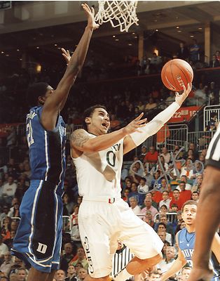 SHANE LARKIN  MIAMI HURRICANES SIGNED  AUTOGRAPHED 8X10 PHOTO