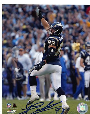 LUIS  CASTILLO   SAN DIEGO  CHARGERS  SIGNED  AUTOGRAPHED  8X10  PHOTO