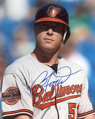 LEW FORD    BALTIMORE  ORIOLES  SIGNED 8X10  PHOTO