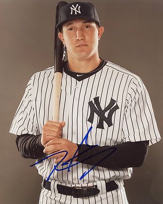 JORDAN   PARAZZ    NEW YORK YANKEES       AUTOGRAPHED  SIGNED 8X10  PHOTO