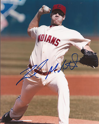 ZACH MCALLISTER CLEVELAND INDIANS SIGNED AUTOGRAPHED 8X10 PHOTO W/COA