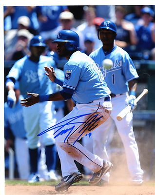 IRVING  FALU   SCORING      KANSAS  CITY  ROYALS  SIGNED AUTOGRAPHED 8X10  