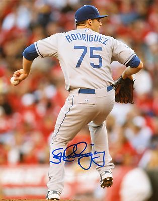 PACO  RODRIGUEZ    ACTION   LOS ANGELES  DODGERS   SIGNED AUTOGRAPHED 8X10 PHOTO