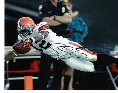 SYNDRIE  STEPTOE   CLEVELAND  BROWNS    SIGNED  AUTOGRAPHED 8X10  PHOTO