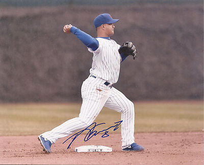 ALBERTO GONZALEZ CHICAGO CUBS SIGNED AUTOGRAPHED HORIZONTAL 8X10 PHOTO W/COA