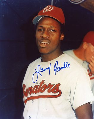 LENNY  RANDLE  WASHINGTON  SENATORS  SIGNED AUTOGRAPHED 8X10  PHOTO      