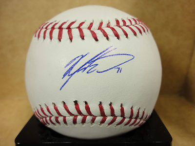 KYLE LOTZER CINN REDS SIGNED AUTOGRAPH MAJOR LEAGUE BASEBALL W/COA