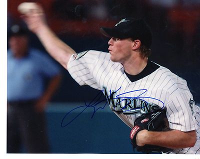 LOGAN  KENSING  FLORIDA  MARLINS  HORIZONTAL   SIGNED AUTOGRAPHED 8X10  PHOTO