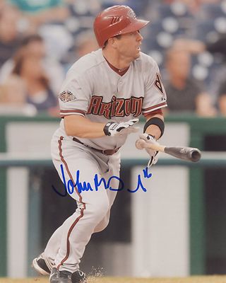 JOHN  MCDONALD    ARIZONA  DIAMONDBACKS   AUTOGRAPHED   SIGNED 8X10 