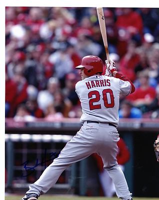BRENDAN   HARRIS  ANAHEIM  ANGELS  SIGNED  AUTOGRAPHED 8X10 PHOTO 