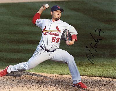 FERNANDO SALAS   ST. LOUIS  CARDINALS  SIGNED  8X10  PHOTO