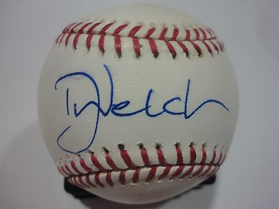 DAVID WELCH INDIANS/WHITE SOX AUTOGRAPHED SIGNED M.L. BASEBALL W/COA