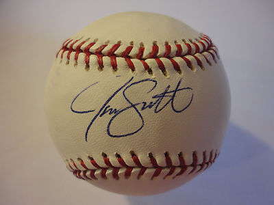 JASON SMITH ROCKIES CUBS SIGNED AUTOGRAPH M.L. BASEBALL W/COA