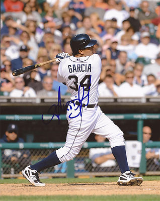 AVISAIL GARCIA DETROIT TIGERS SIGNED AUTOGRAPHED 8X10 PHOTO W/COA