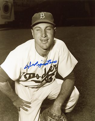JOE  PIGNATANO     BROOKLYN   DODGERS   ACTION  SIGNED   AUTOGRAPHED  8X10 