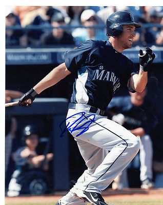 DUSTIN  ACKLEY  SEATTLE  MARINERS  SIGNED  AUTOGRAPHED  8X10  PHOTO